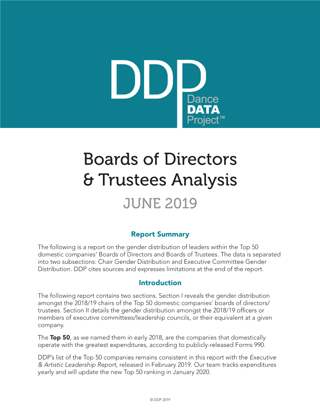 Boards of Directors & Trustees Analysis