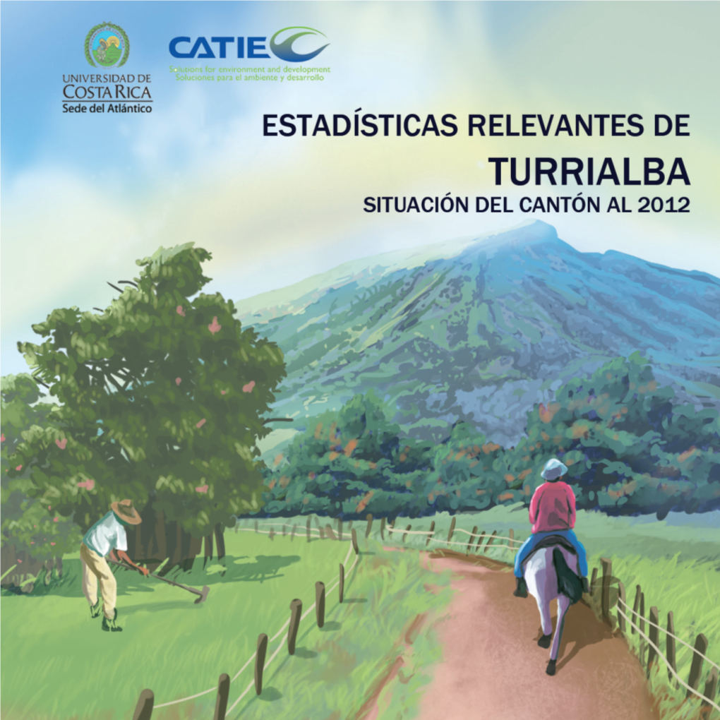 Estadísticas Relevantes De Turrialba Situación Del Cantón Al 2012