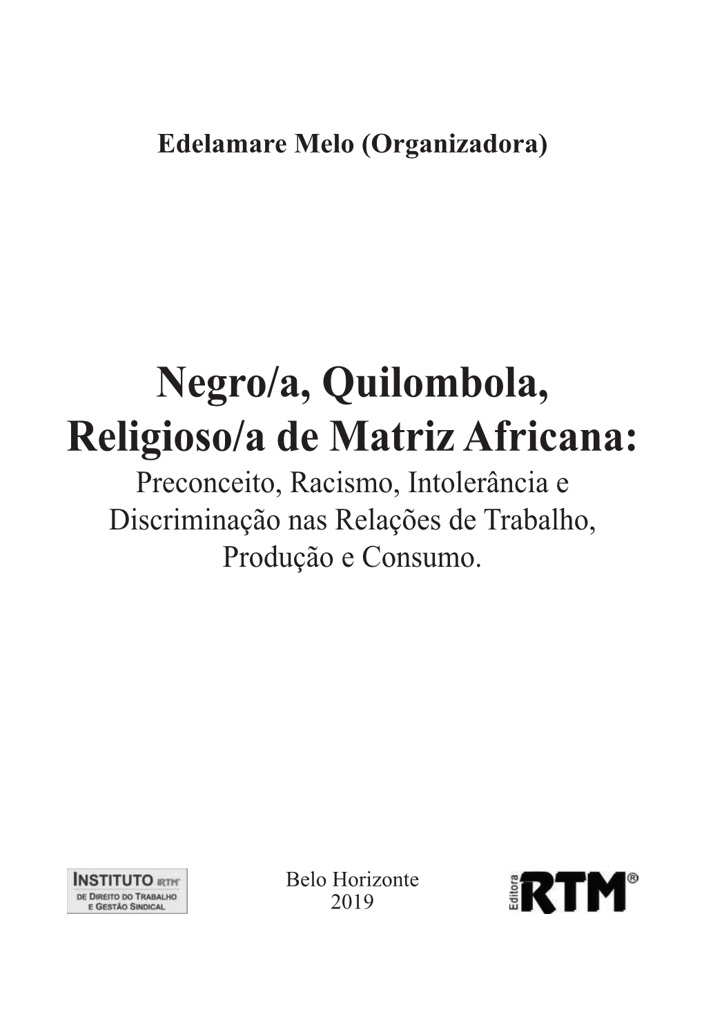 PRECONCEITO E Racismo2na Ordem.Indd