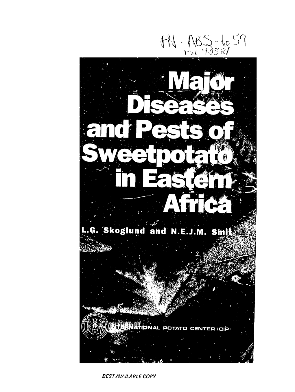 Major Diseases and Pests of Sweetpotato in Eastern Africa