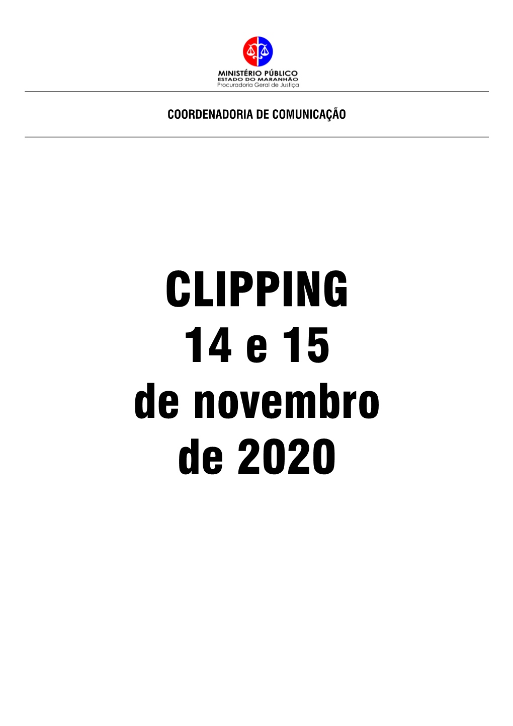 CLIPPING 14 E 15 De Novembro De 2020 AGORA SANTA INÊS ONLINE/MA