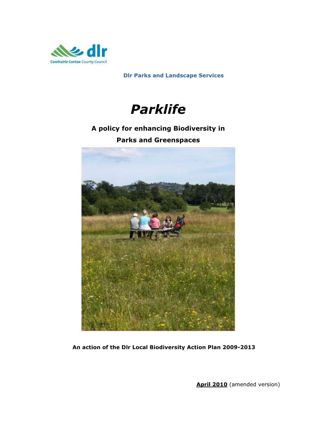 A Biodiversity Policy Document for the Dún Laoghaire-Rathdown