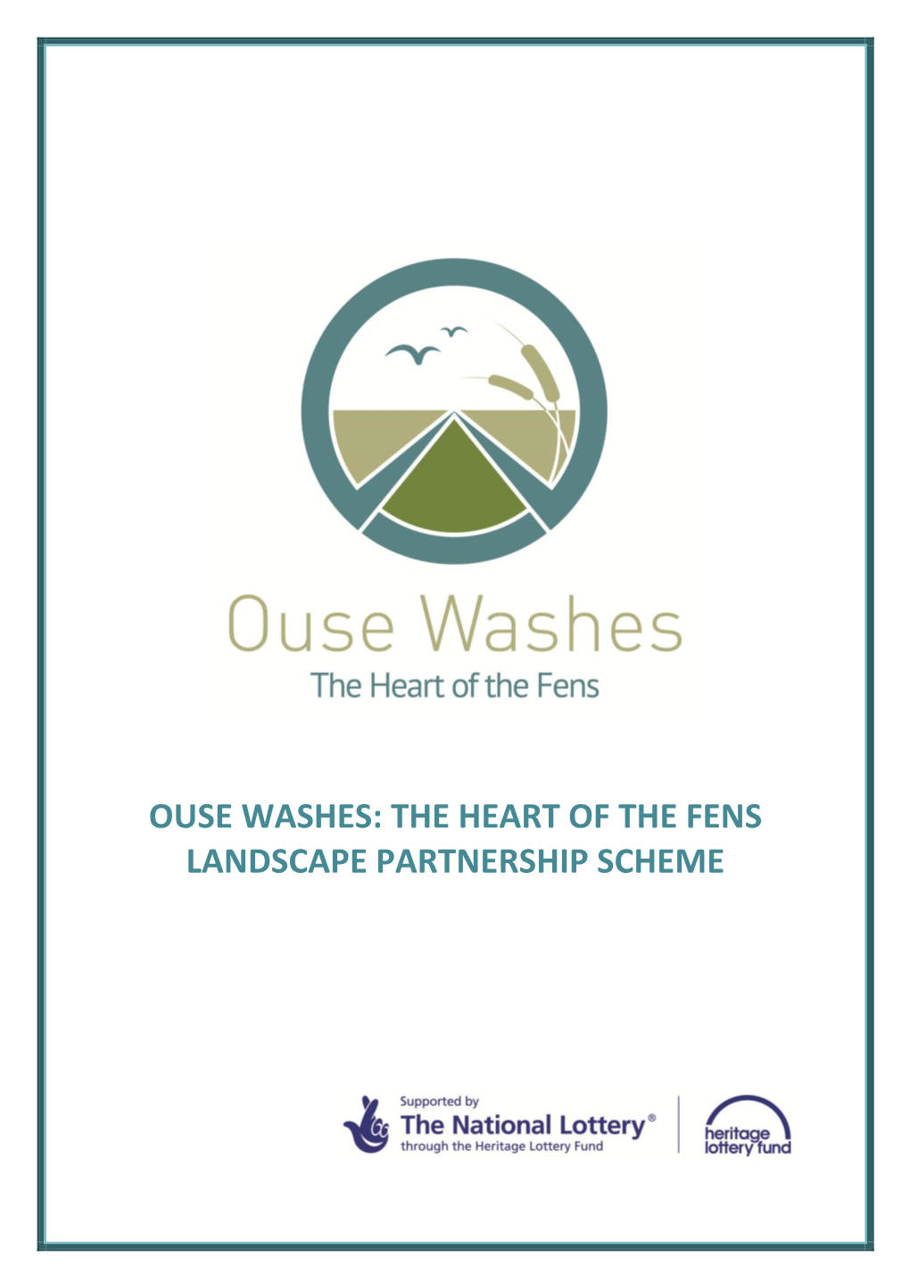 Ouse Washes Landscape Partnership Scheme March 2014