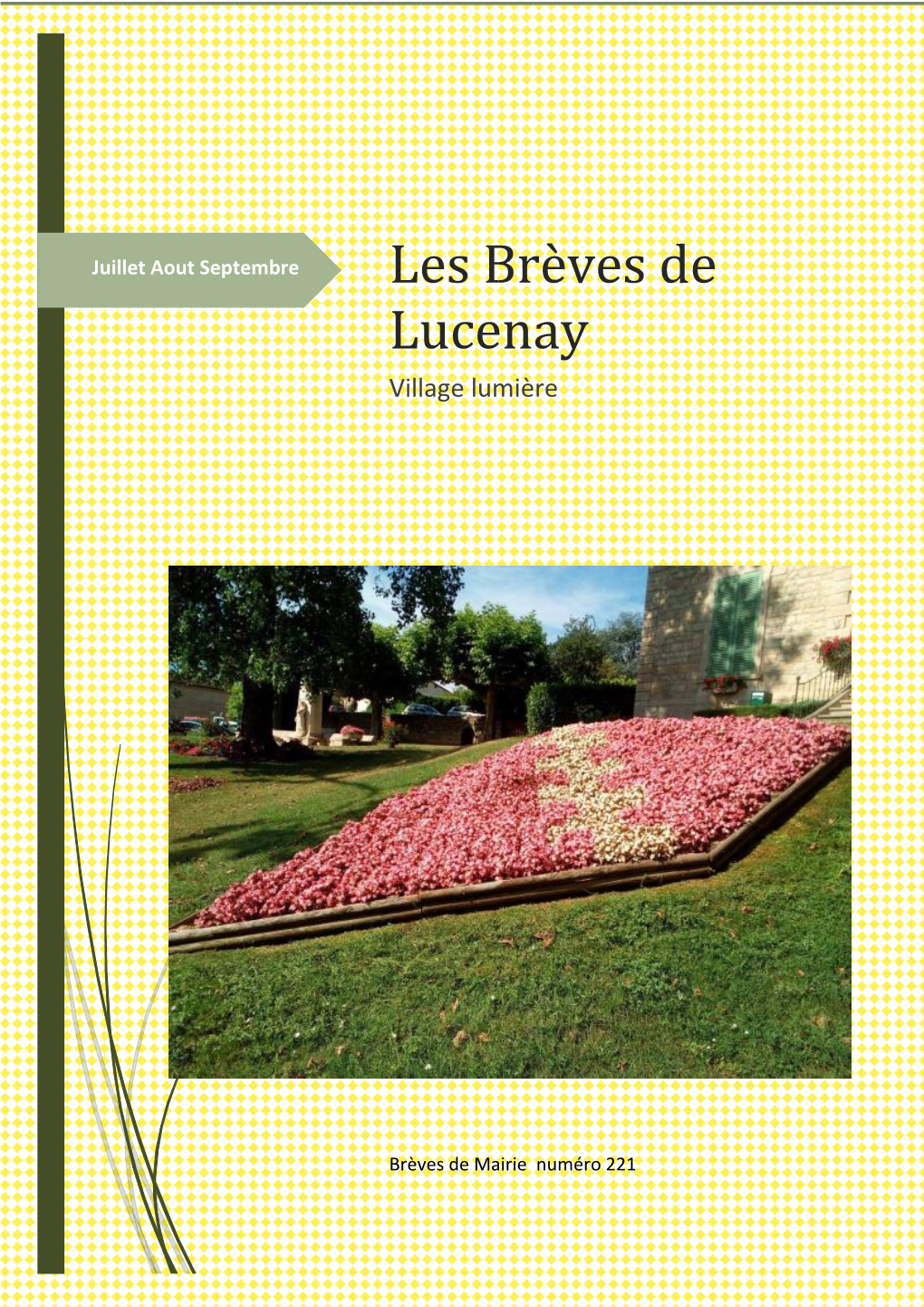 Les Brèves De LUCENAY) Sont Publiées Par Madame Le Maire Valérie Communication