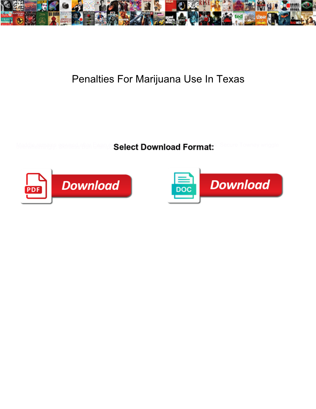 Penalties for Marijuana Use in Texas