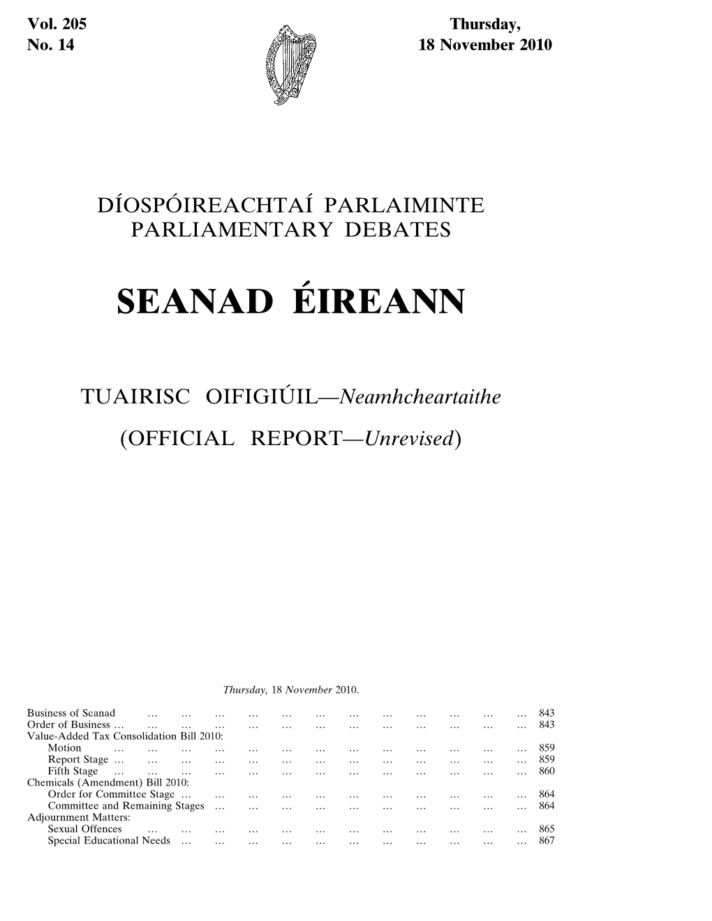 Seanad Éireann