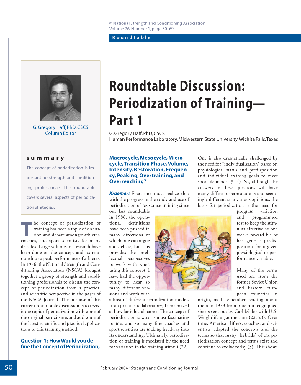 Periodization of Training—