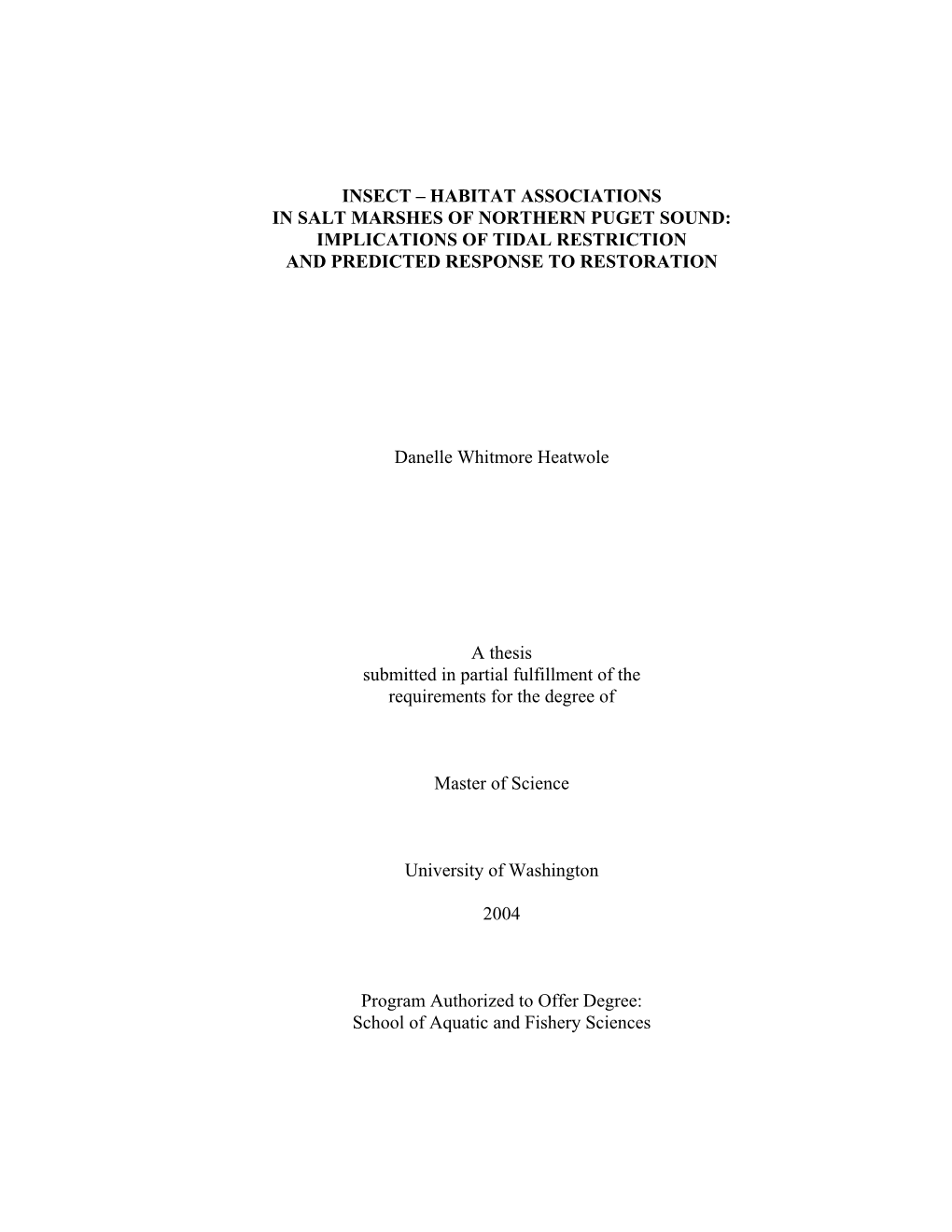 Plant Interactions in Natural and Altered Salt Marshes of Northern