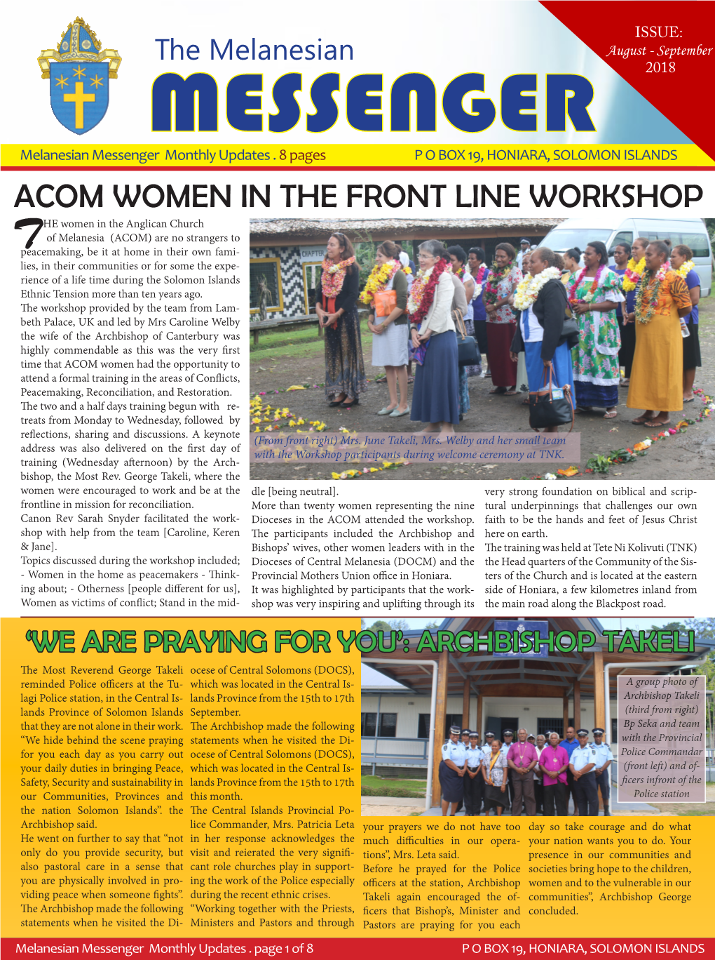 Acom Women in the Front Line Workshop