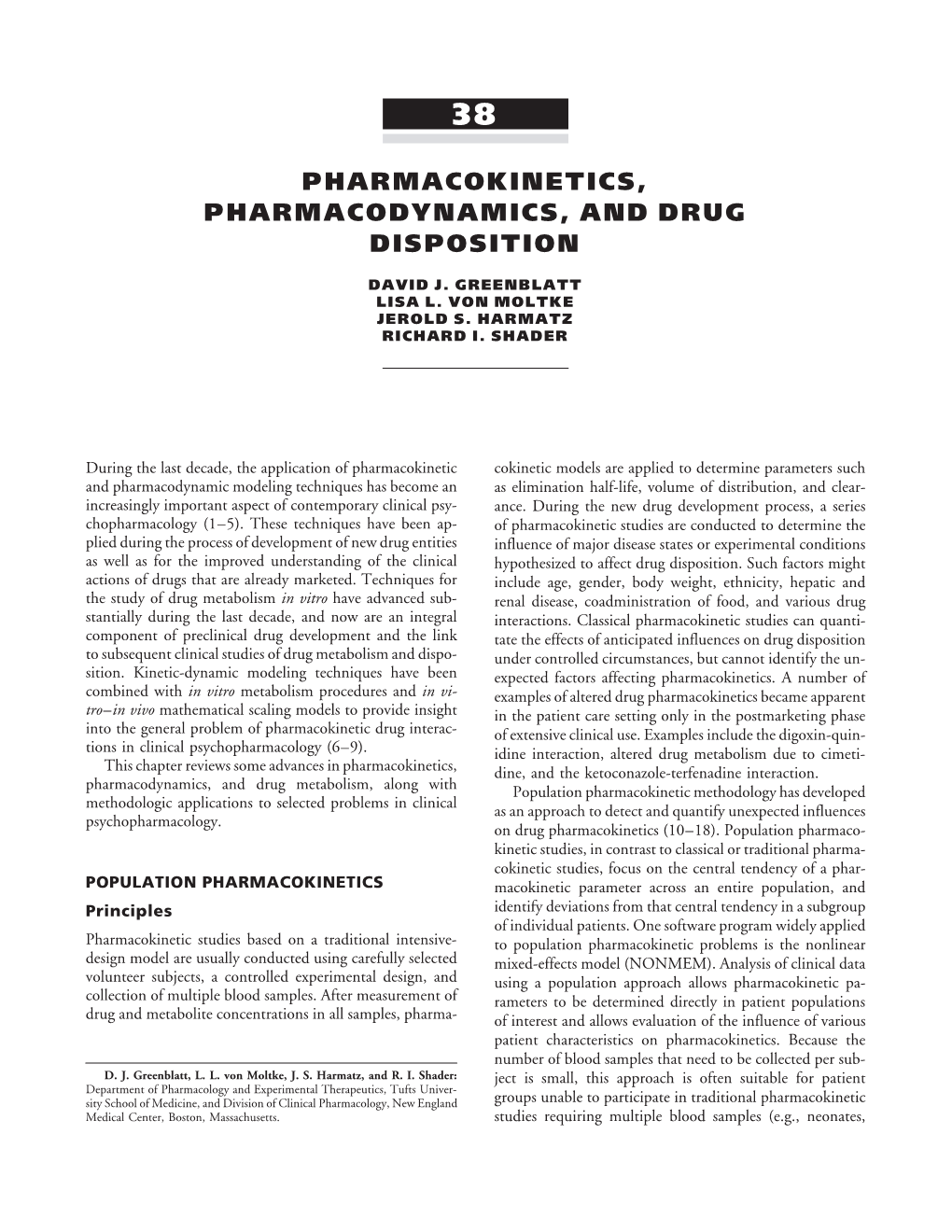 Pharmacokinetics, Pharmacodynamics, and Drug Disposition