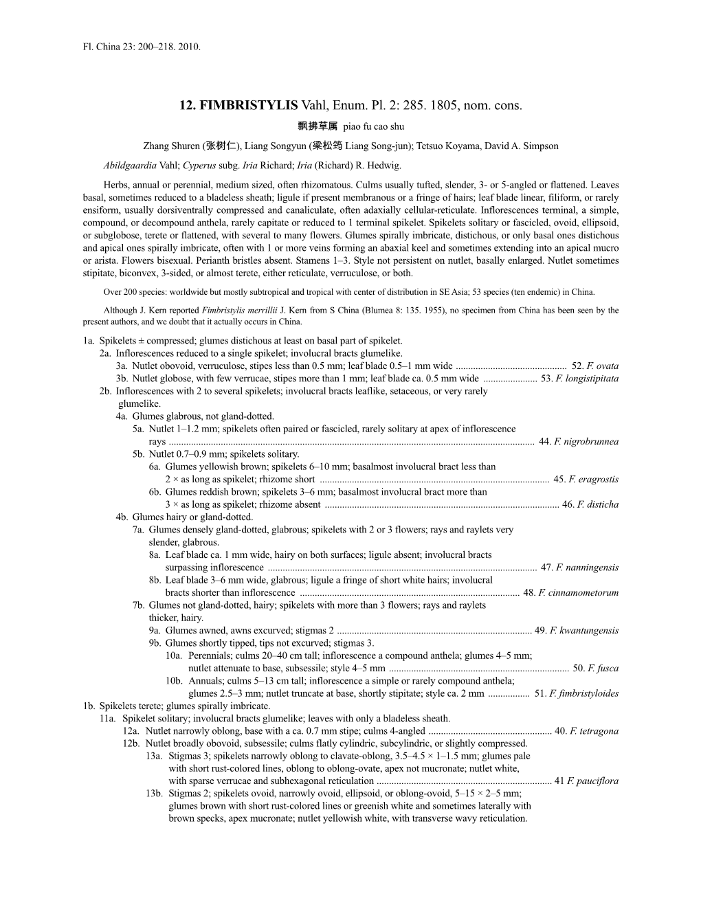 Fimbristylis (PDF)