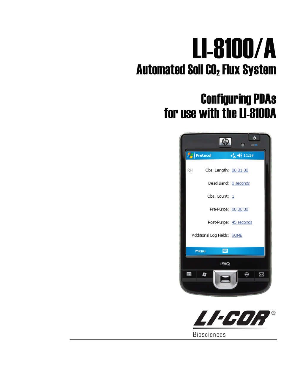 LI-8100/A Automated Soil CO2 Flux System