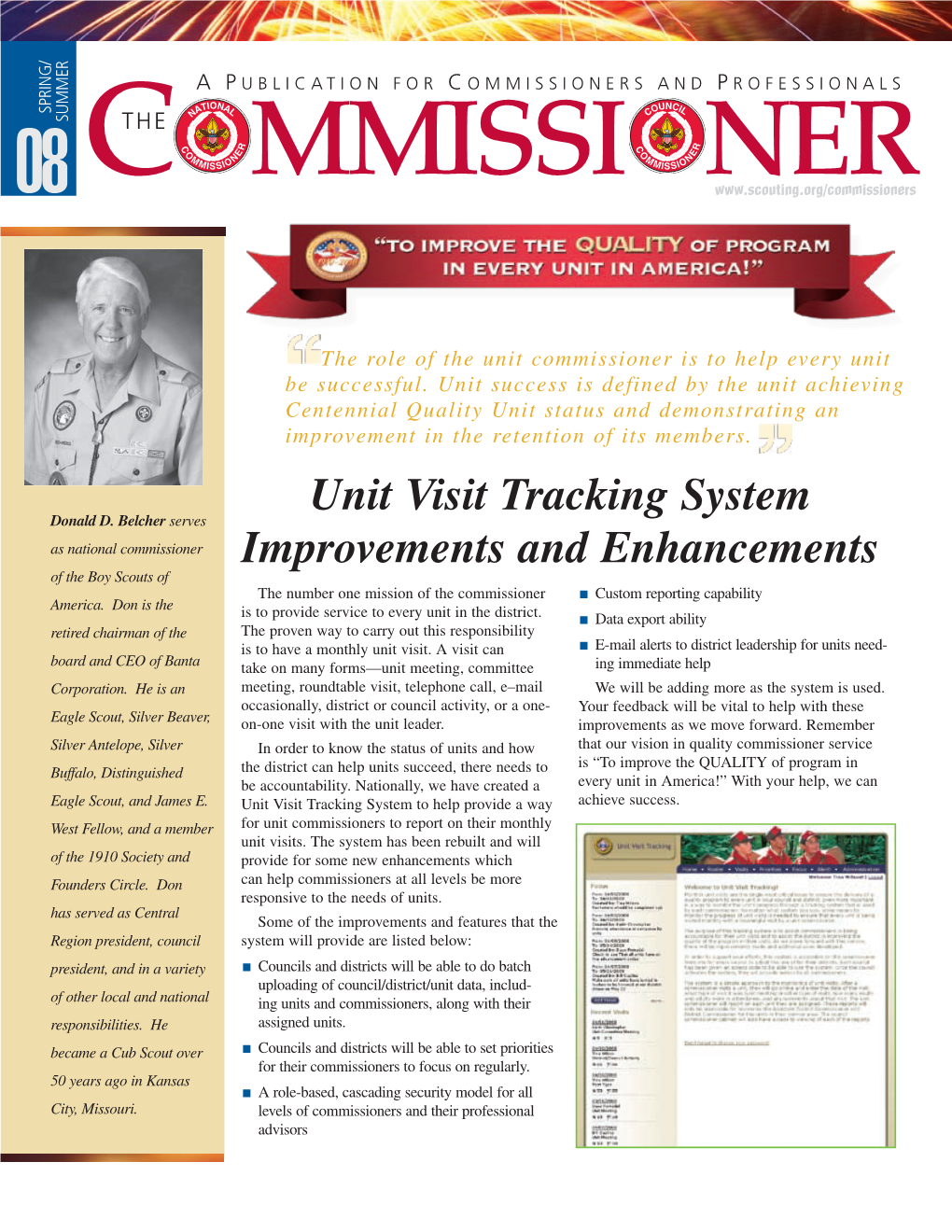 Unit Visit Tracking System Improvements and Enhancements