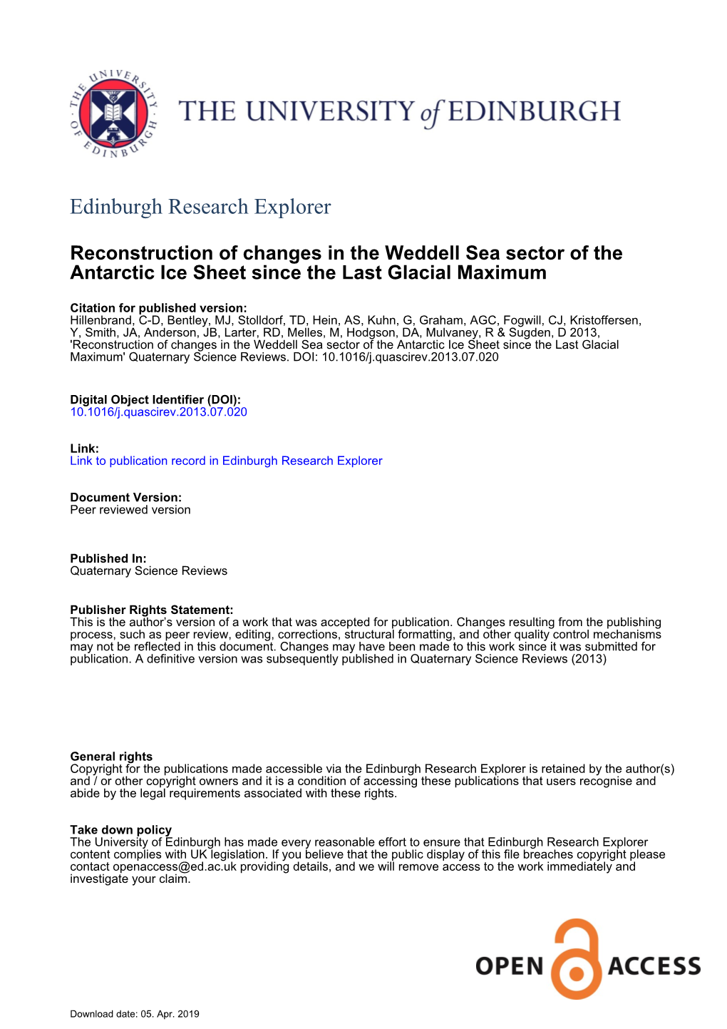 Edinburgh Research Explorer