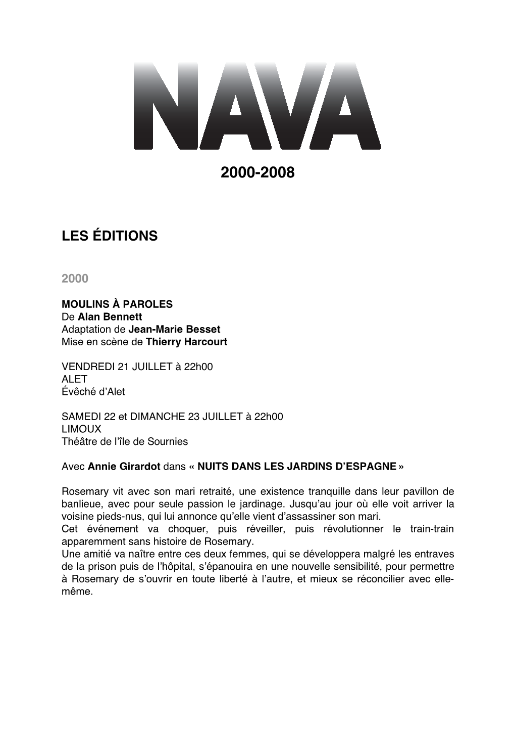 Programmes NAVA