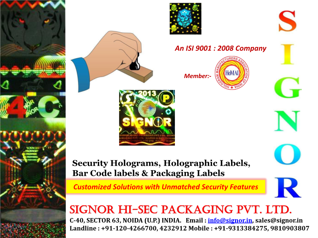 Holographic Scratch Label
