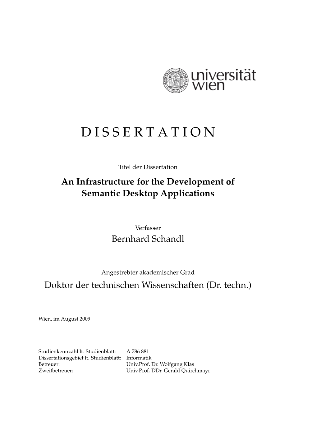 Dissertation