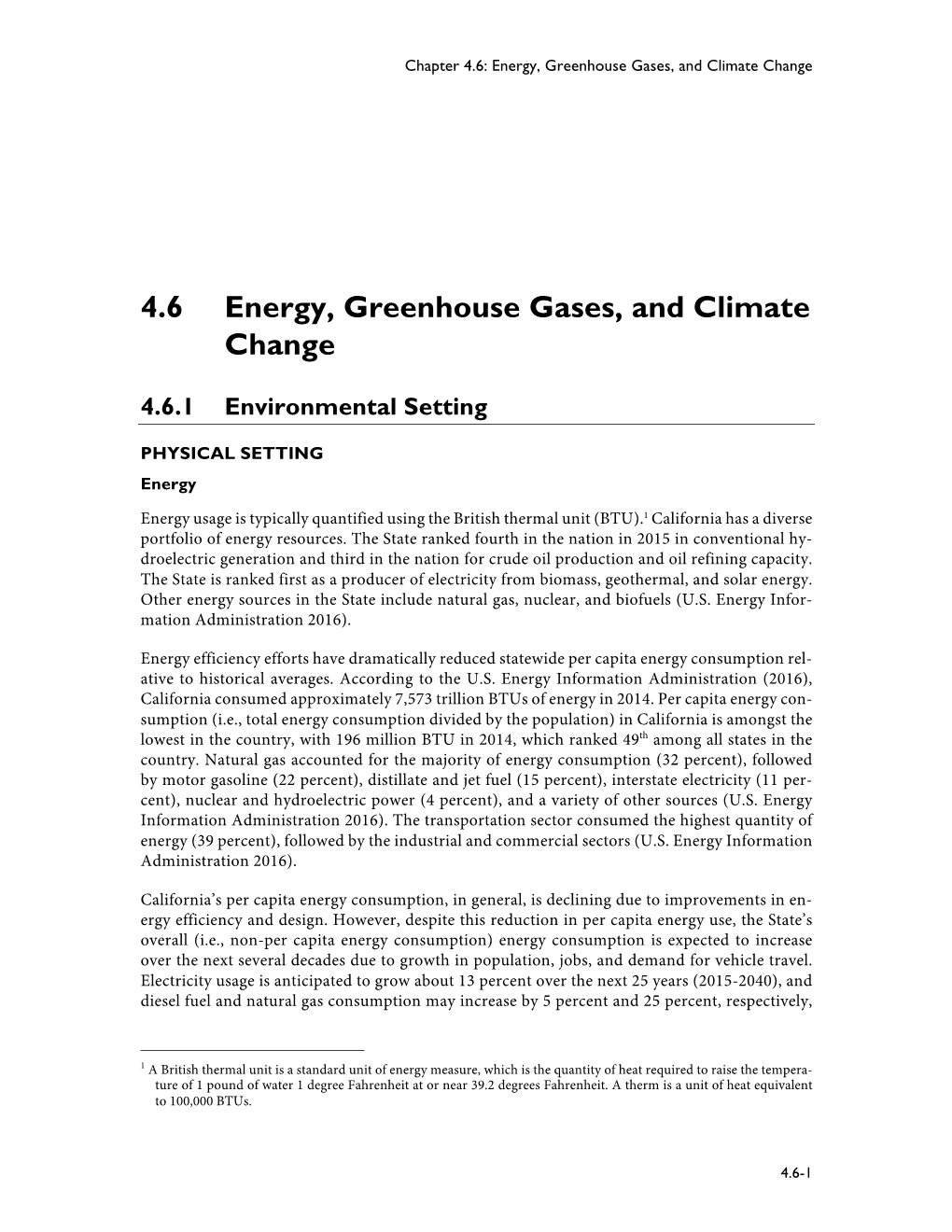 4.6 Energy, Greenhouse Gases, and Climate Change