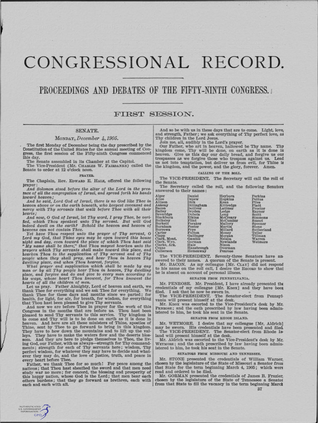 Congressional Record