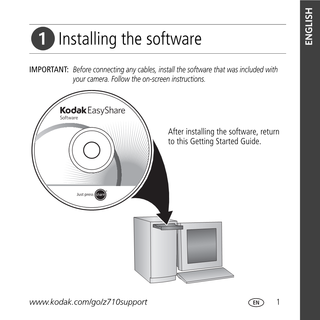 Oinstalling the Software