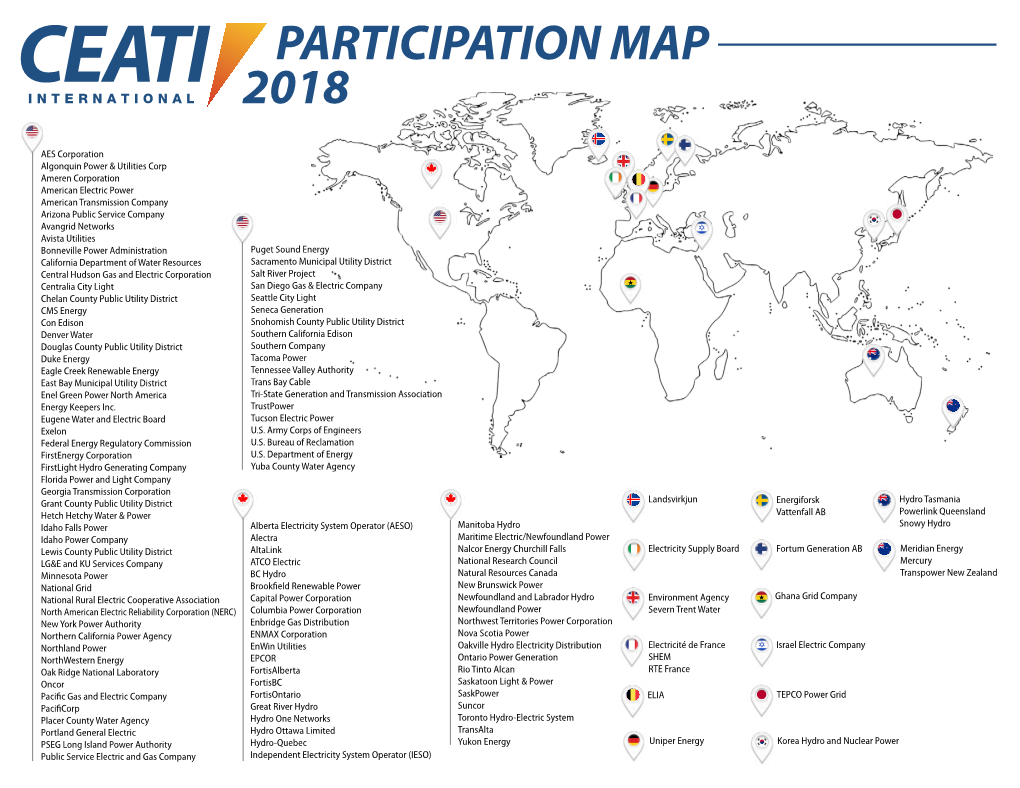 Participation Map 2018