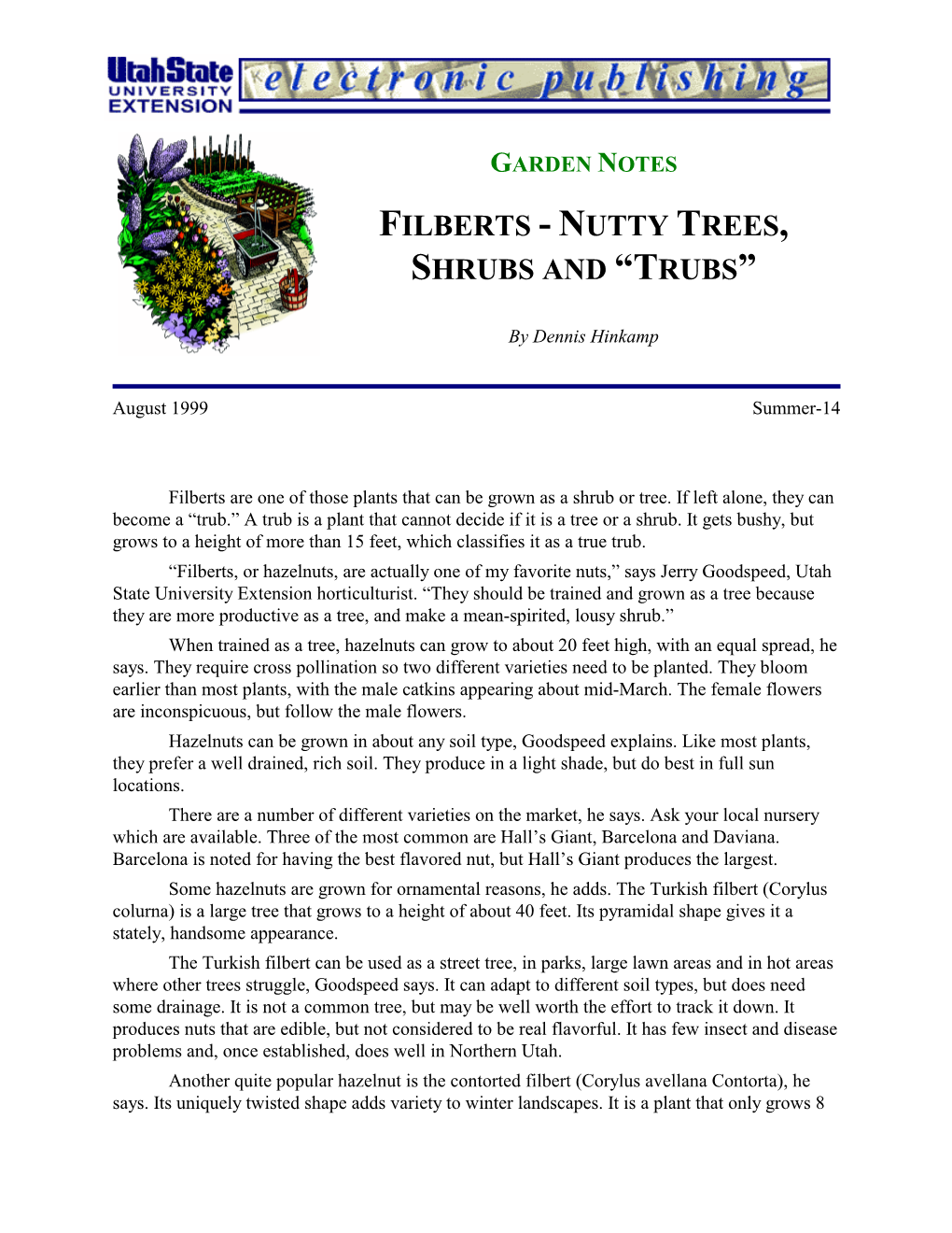 Filberts - Nutty Trees, Shrubs and “Trubs”