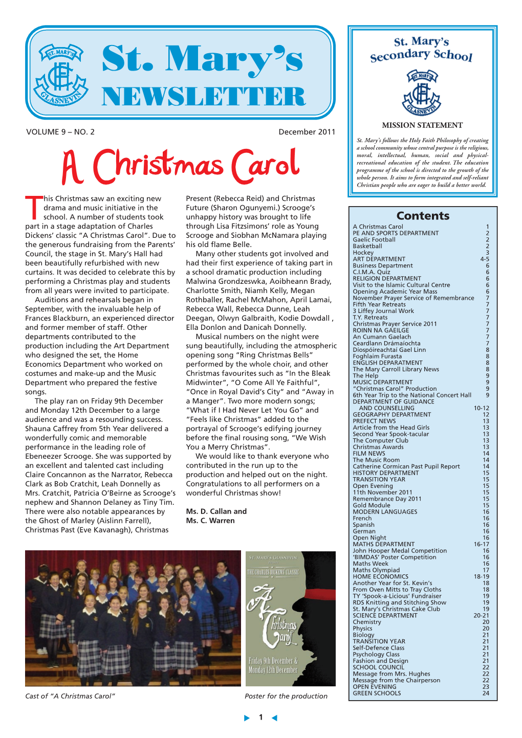 St Marys Newsletter December 2011 Dec 2010