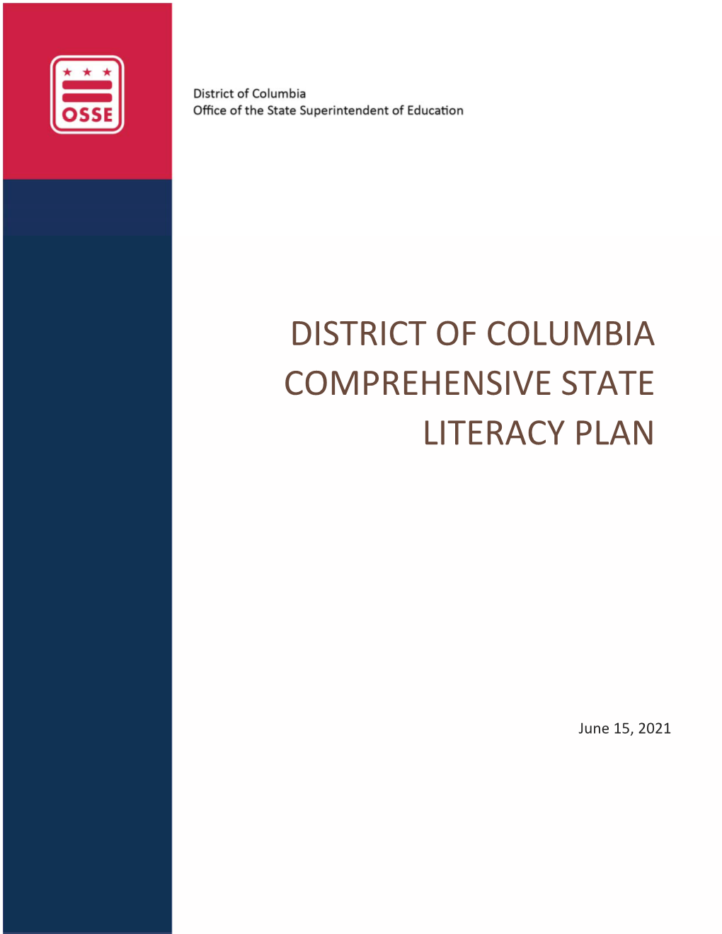 District of Columbia's Comprehensive Literacy Plan