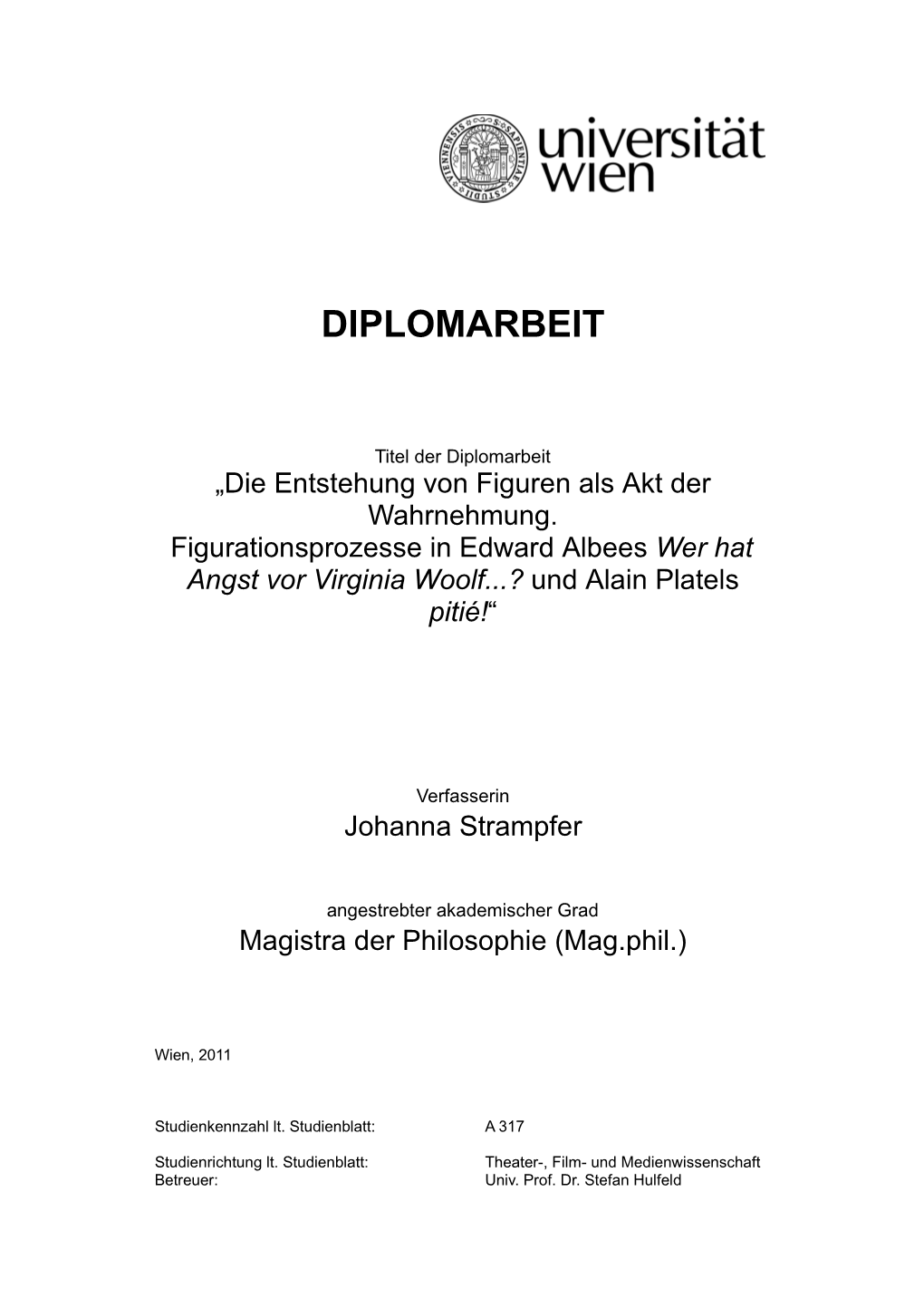 Diplomarbeit