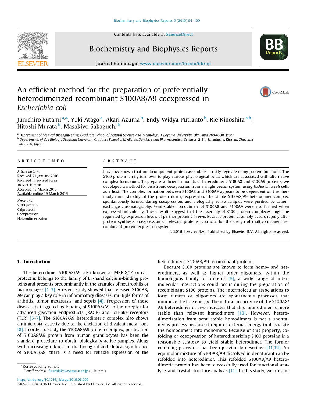 An Efficient Method for the Preparation of Preferentially Heterodimerized