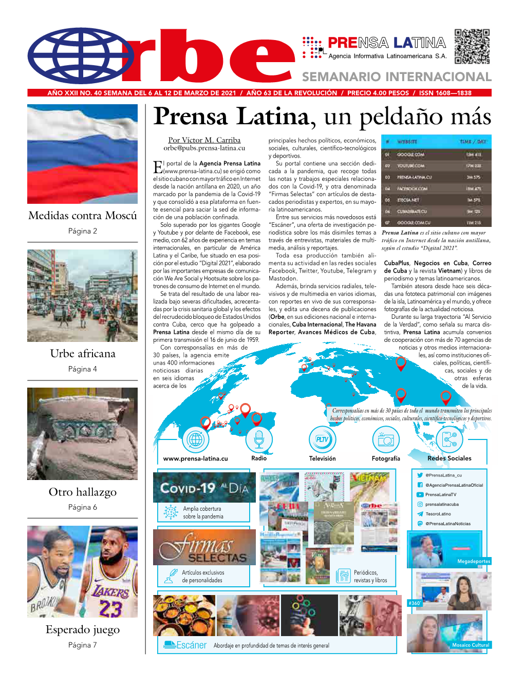Prensa Latina, Un Peldaño Más Por Víctor M
