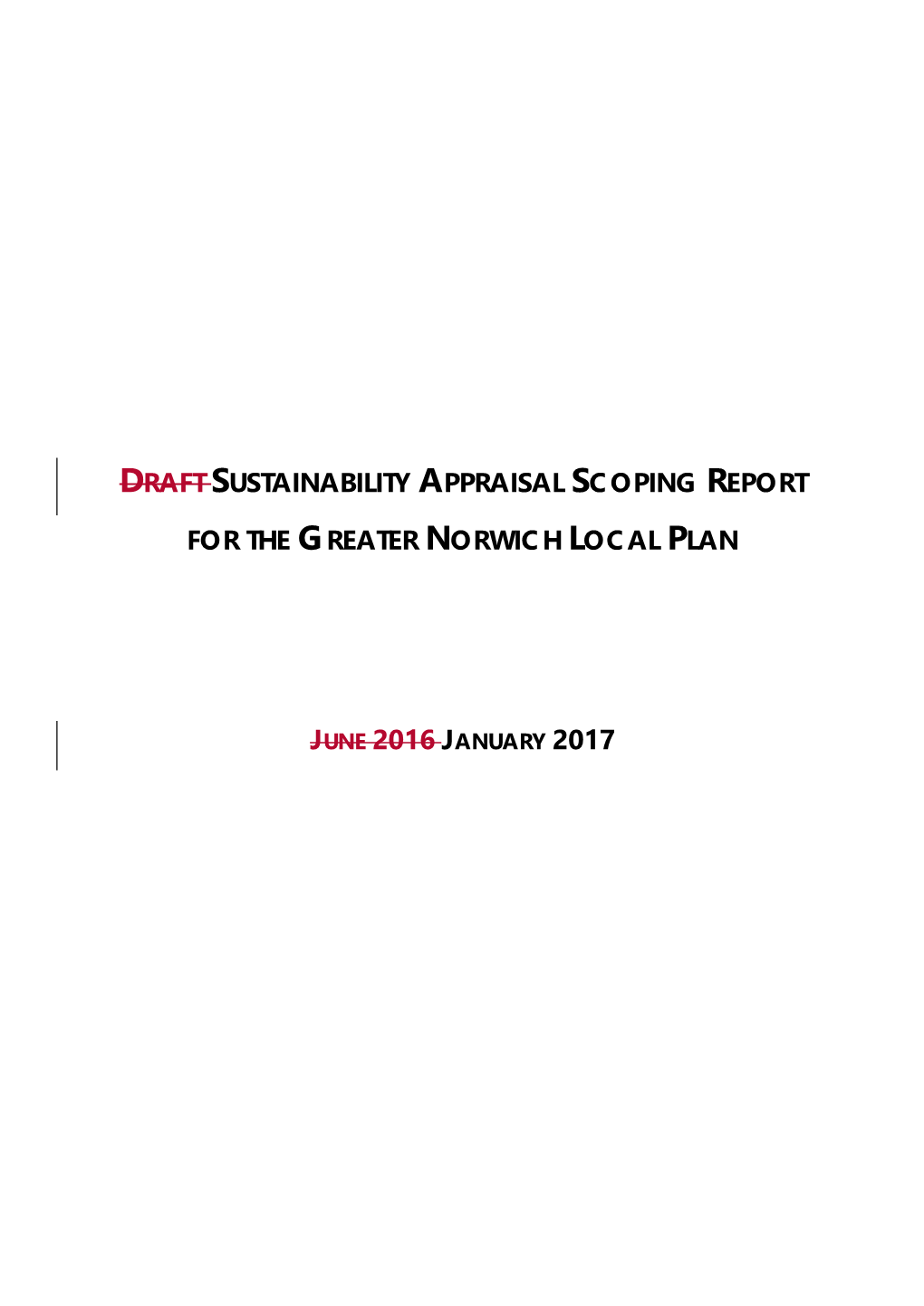 Draft Sustainability Appraisal Scoping S1 to S8 (With Track Changes)