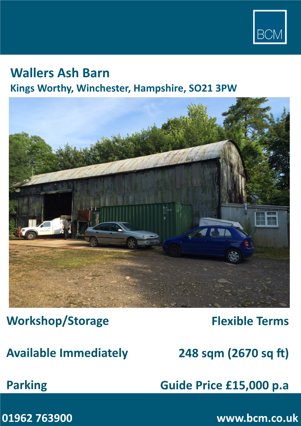 Wallers Ash Barn Kings Worthy, Winchester, Hampshire, SO21 3PW