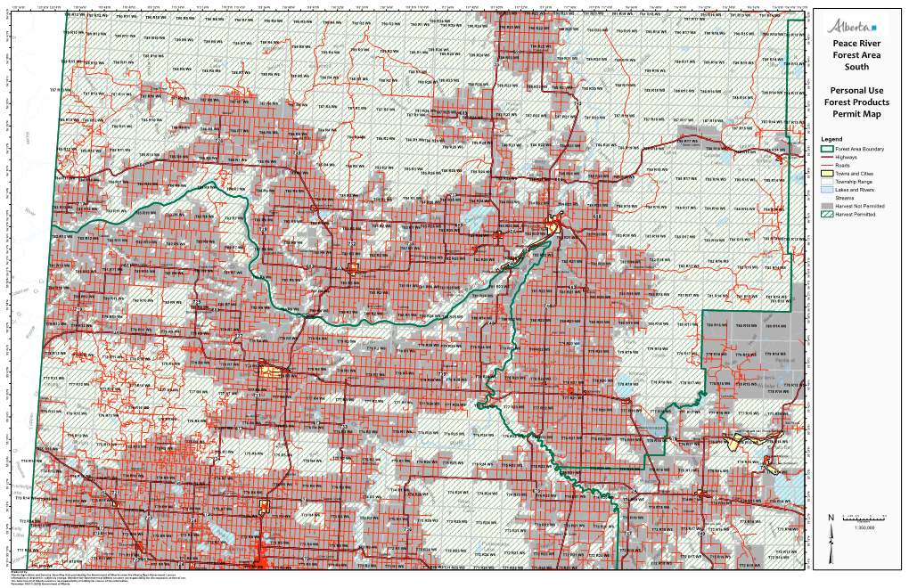 South – Peace River PUFPP Map 2020