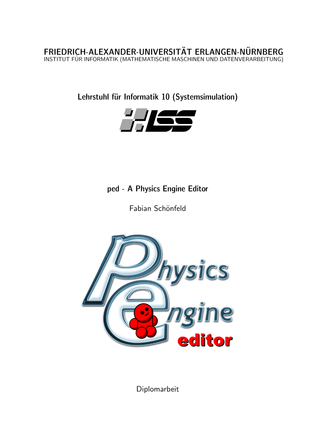 Ped - a Physics Engine Editor