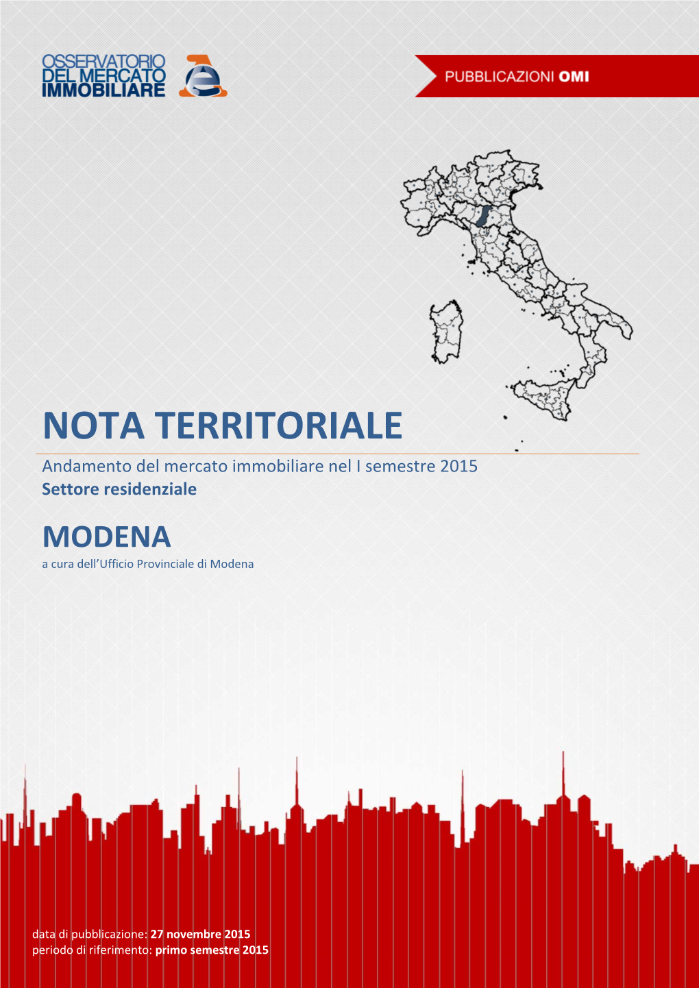 Nota Territoriale Modena