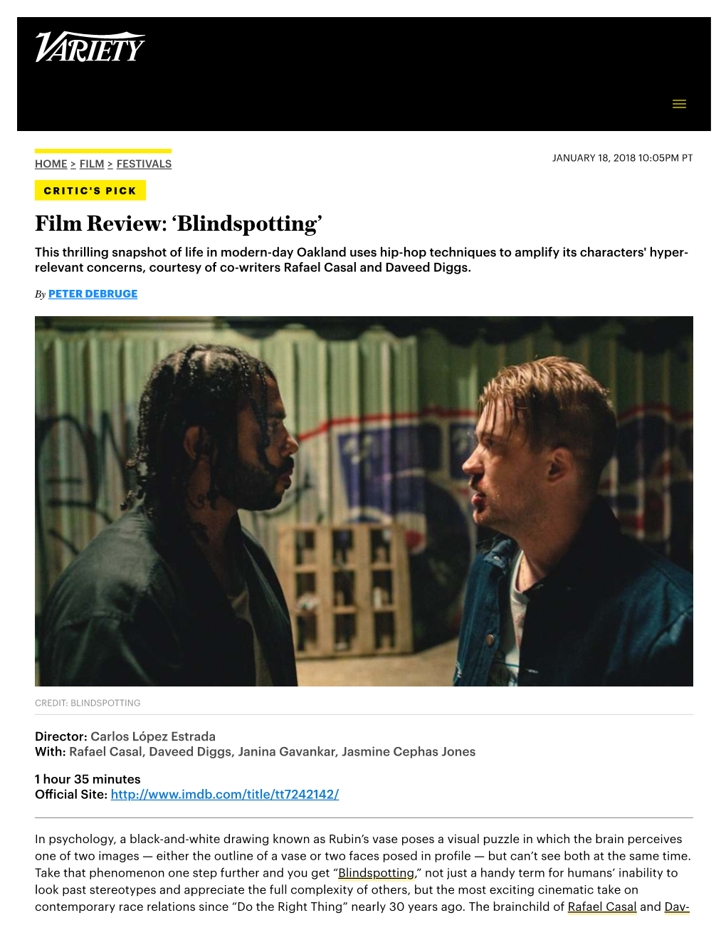 Film Review: 'Blindspotting'