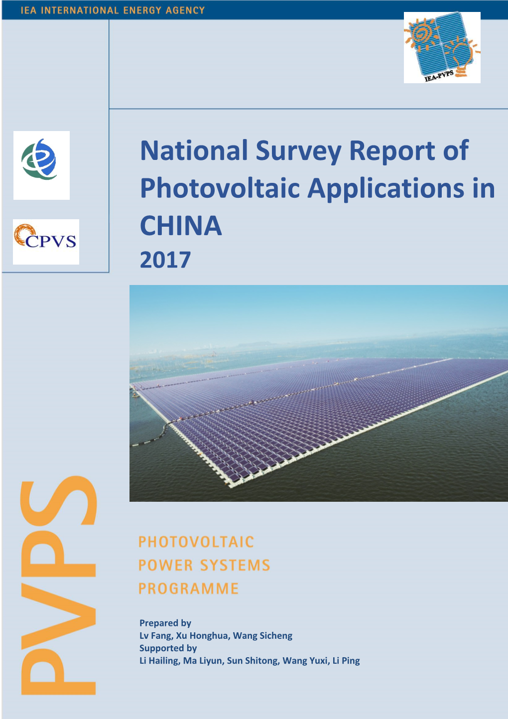 National Survey Report of PV Power Applications in China