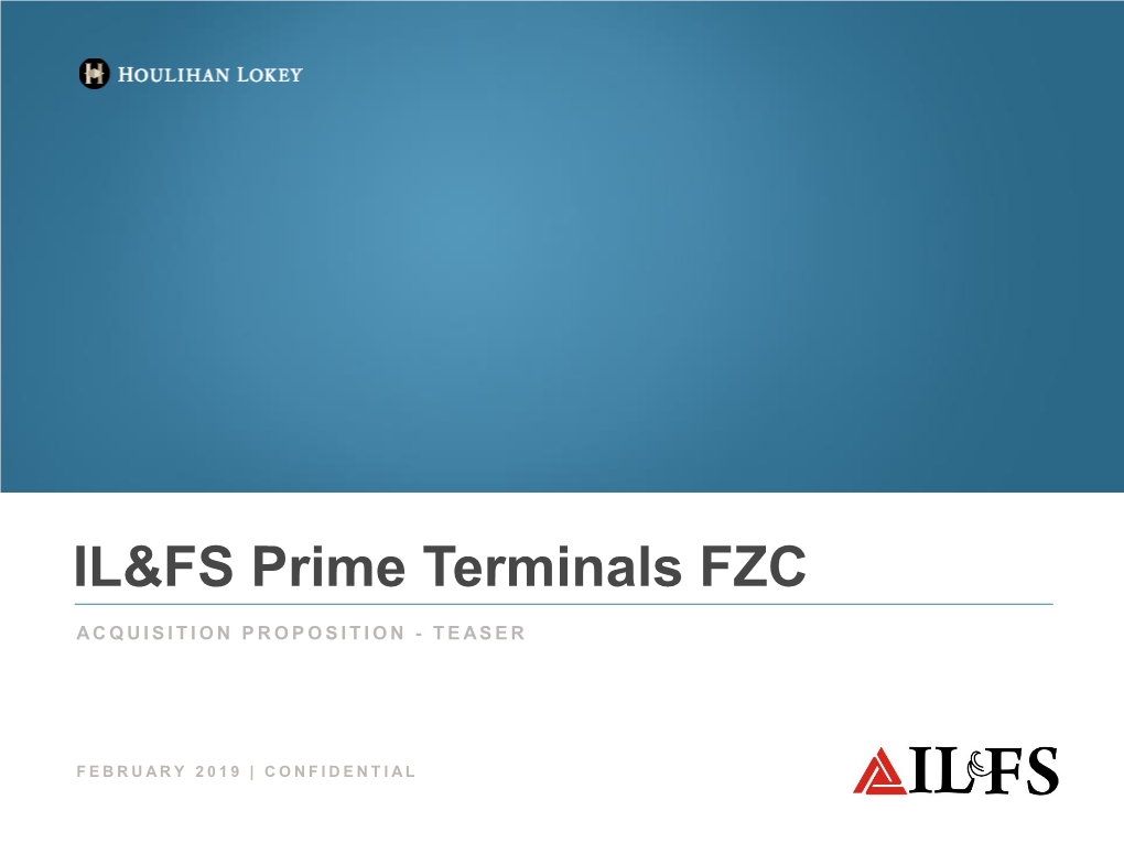 IL&FS Prime Terminals