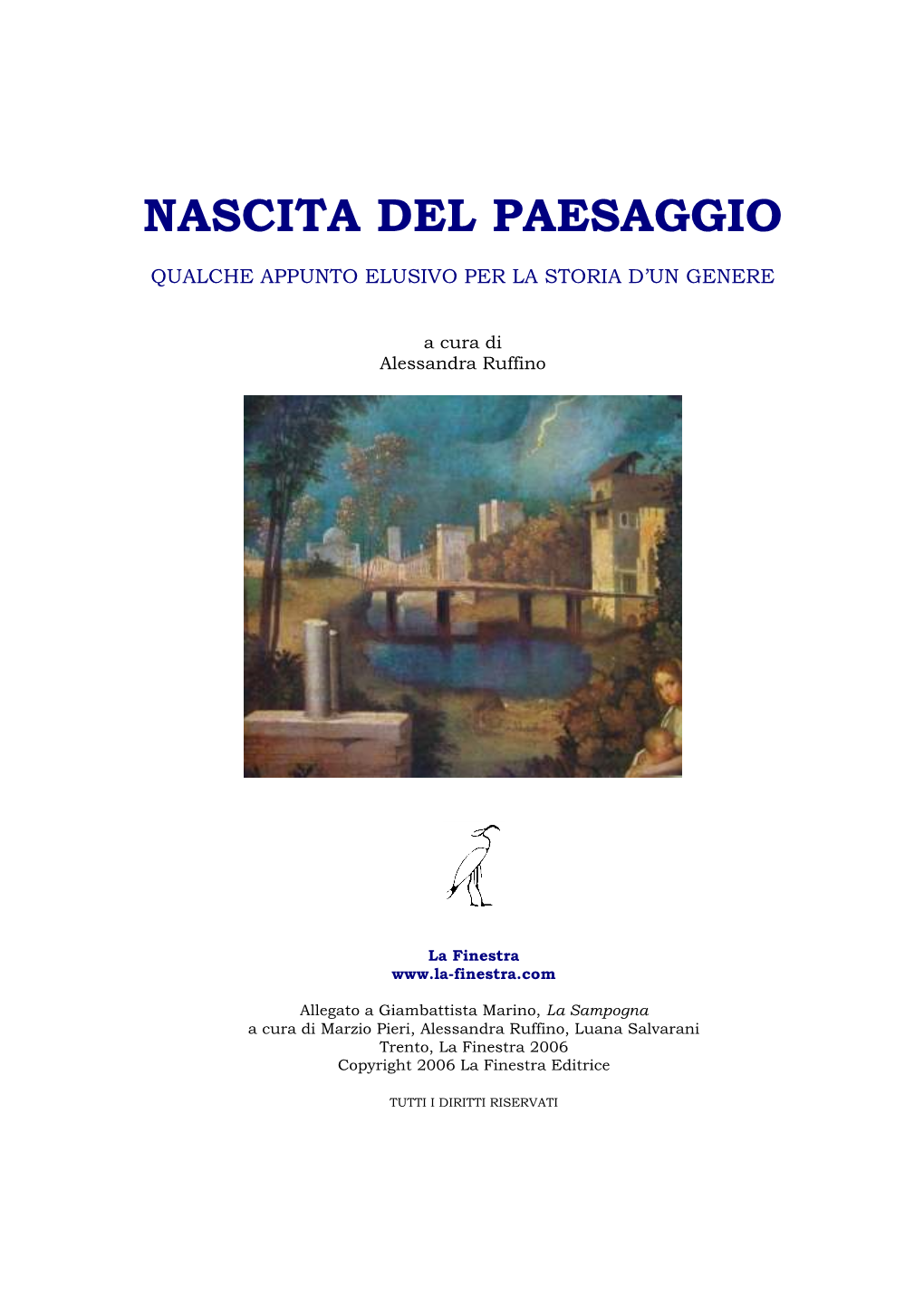 Nascita Del Paesaggio