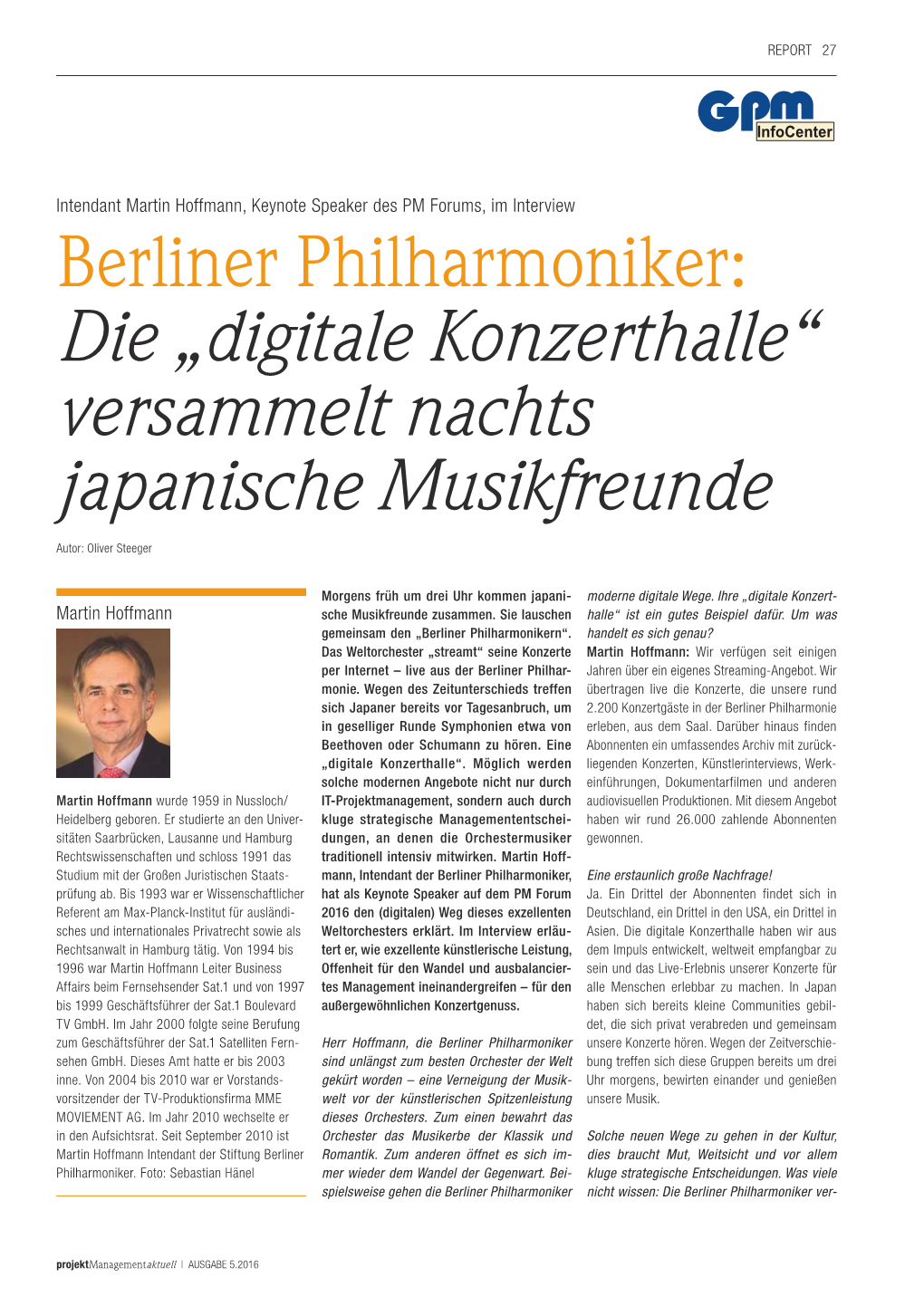 Berliner Philharmoniker: Die „Digitale Konzerthalle“ Versammelt Nachts Japanische Musikfreunde