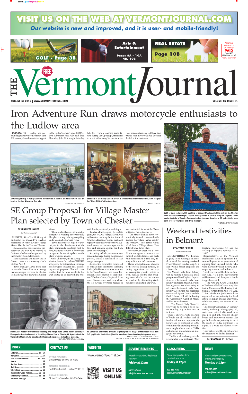 Iron Adventure Run Draws Motorcycle Enthusiasts to the Ludlow Area LUDLOW, Vt