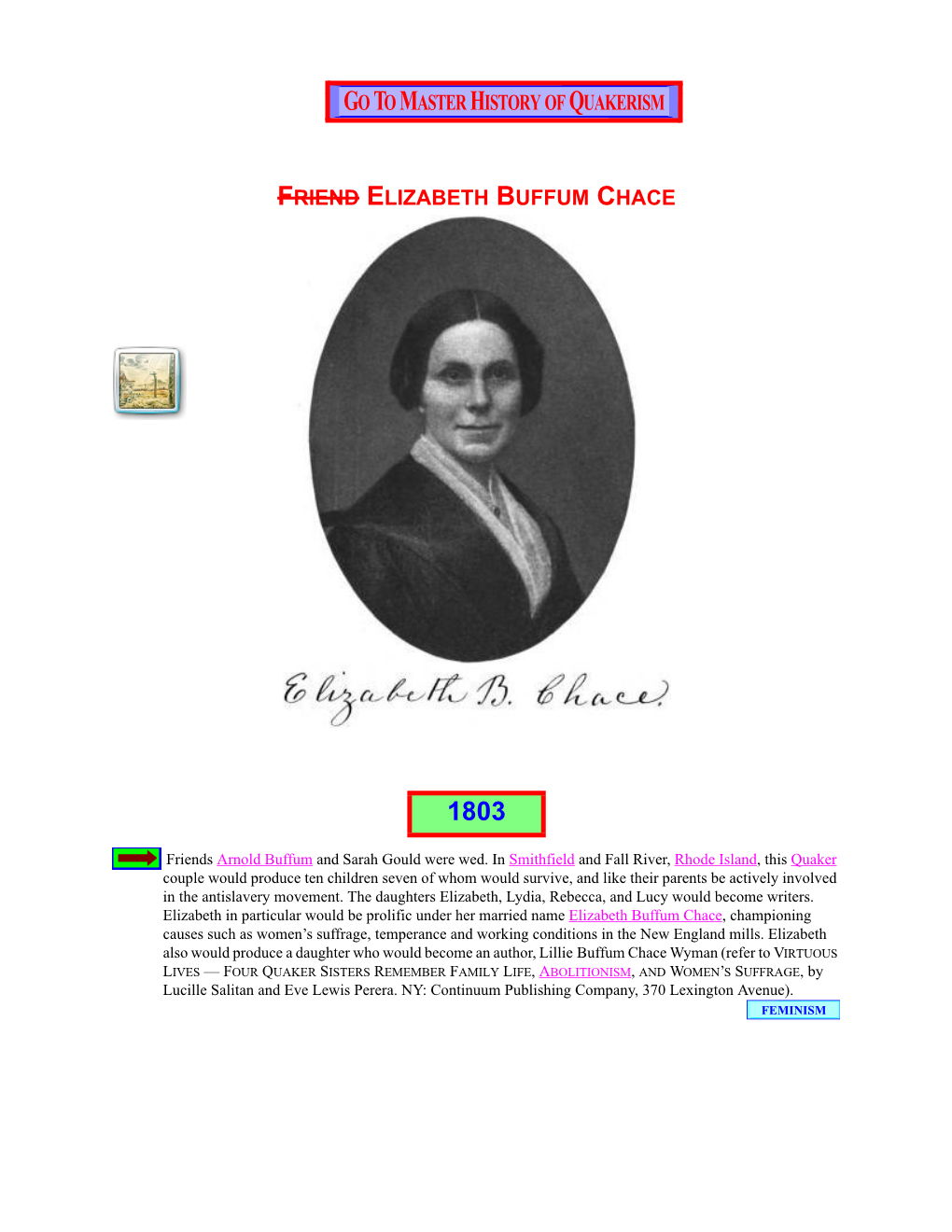 Elizabeth Buffum Chace