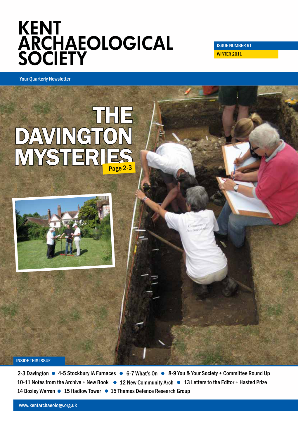 The Davington Mysteries: a Medieval Stone Wall with Two Community Archaeology Project Gateways in Mannerist Style