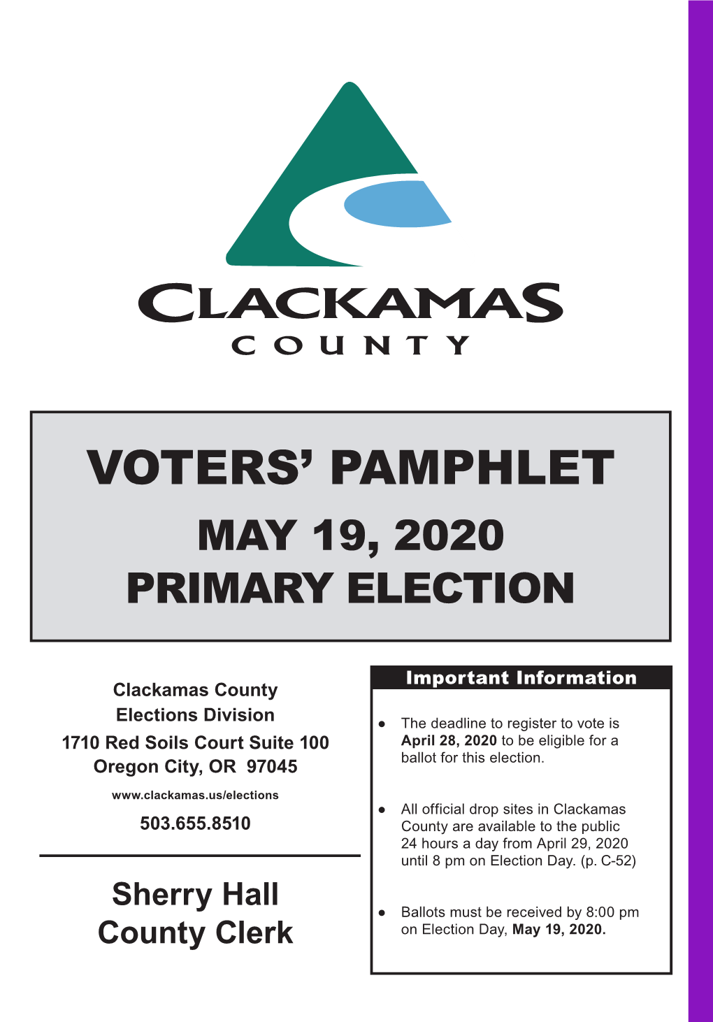 Voters' Pamphlet