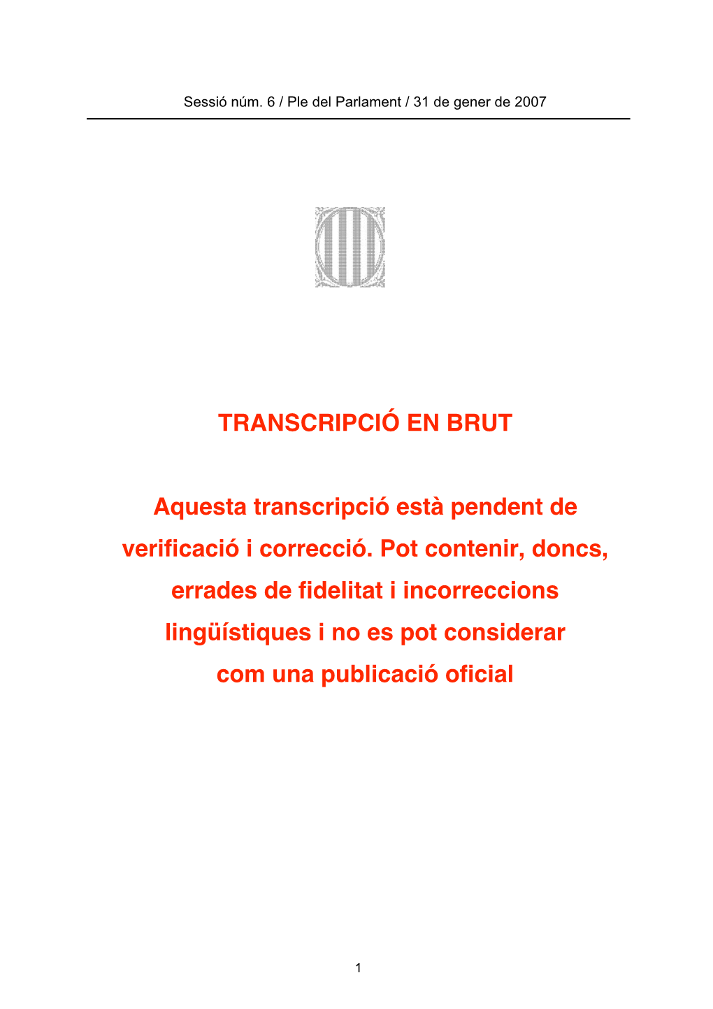 Transcripció En Brut