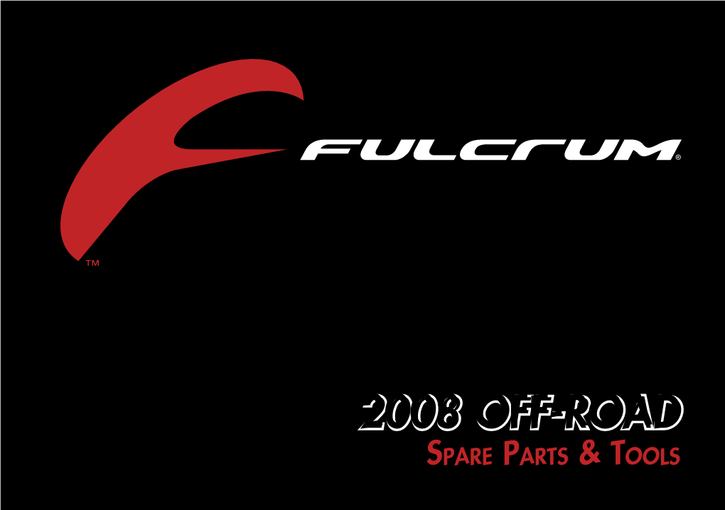 Cat. Ric. Fulcrum 2008-OFF-ROAD.Indd