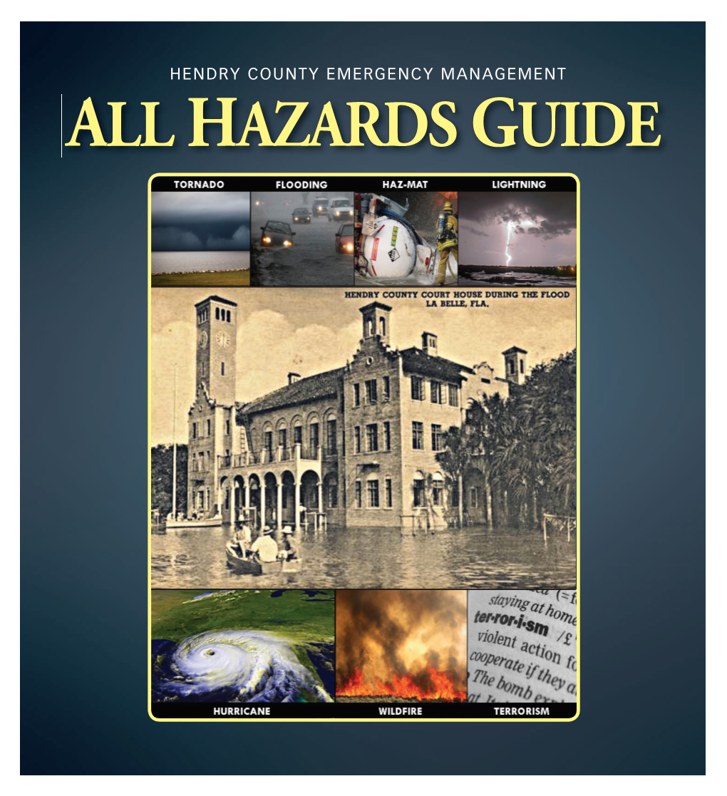 ALL HAZARDS GUIDE HURRICANE SUPPLY LIST “The First 72 Hours Is on You” Inside