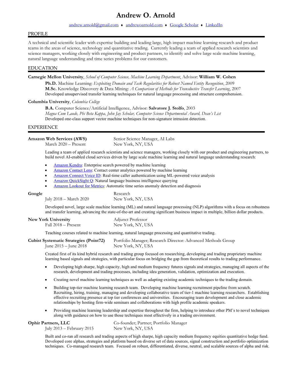 Andrew Arnold CV Web.Pdf