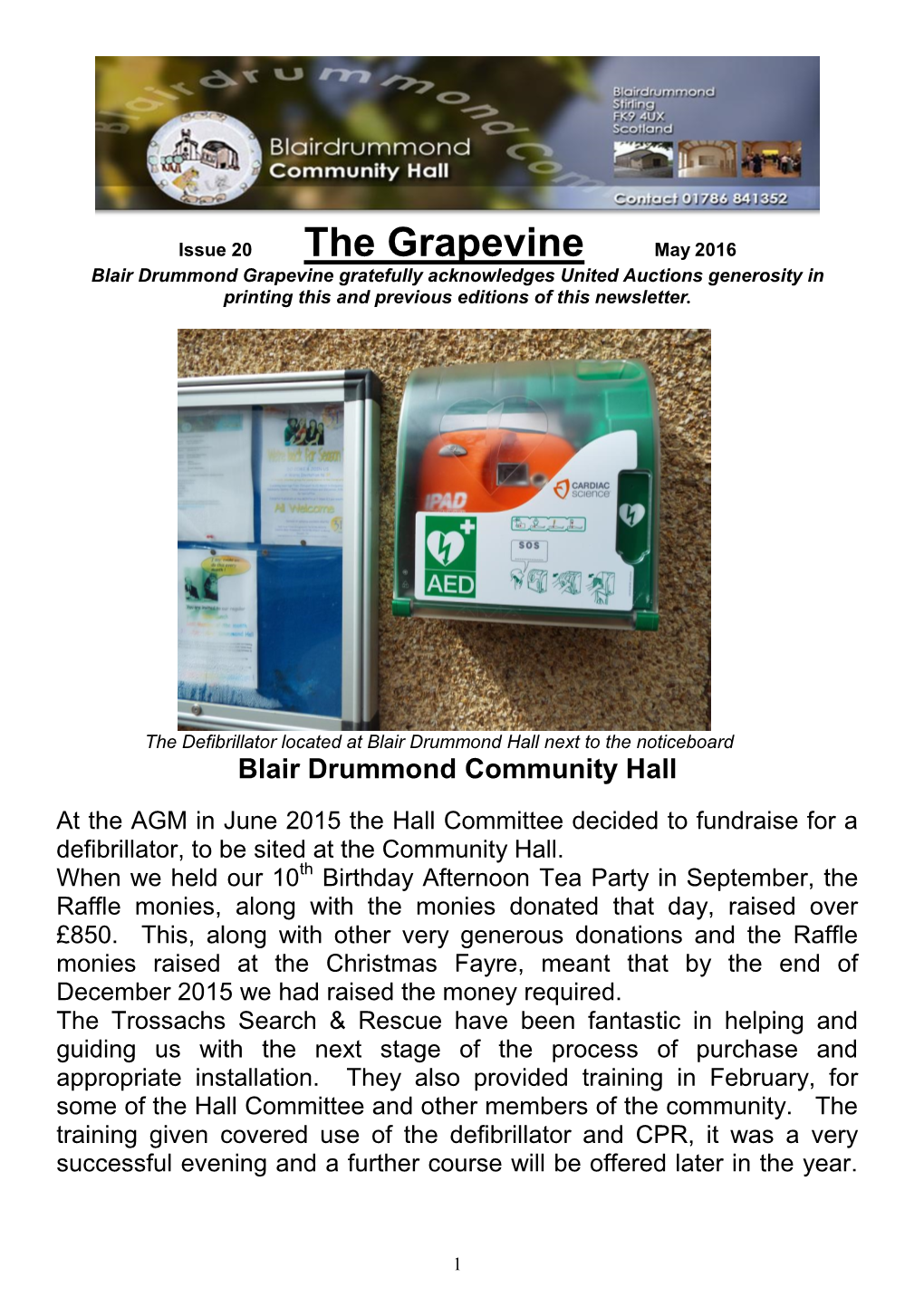 Grapevine 20.May 2016